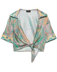 Etro - Paisley-Print Beach Cover Up - Lyst