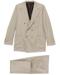Kiton - Double-Breasted Suit - Lyst