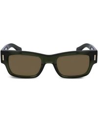 Ferragamo Eyewear - Rectangle-Frame Sunglasses - Lyst