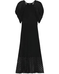 BOSS - Midikleid mit Spitzeneinsätzen - Lyst