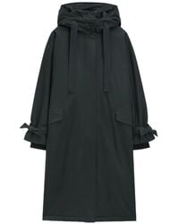 G Lab - Livia Hooded Bow-Detail Parka Coat - Lyst