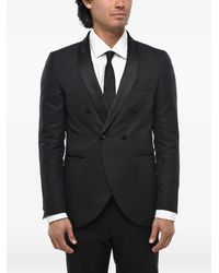 Corneliani - Cc Collection Double-Breasted Shawl-Lapel Blazer - Lyst