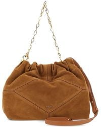 Ba&sh - Bolso De Hombro June Mini Fruncido - Lyst
