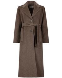 Weekend by Maxmara - Belted Button-Fastening Coat - Lyst