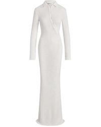 AYA MUSE - Helia Long-Sleeve Button Maxi Dress - Lyst