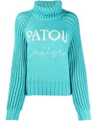 Patou - Jersey con logo en intarsia - Lyst