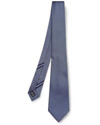 ZEGNA - Geometric-Pattern Silk Tie - Lyst