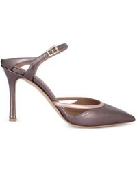 Malone Souliers - Yola Pointed Leather Mules - Lyst