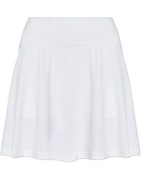 adidas - Perforated-Detail Mini Skort - Lyst