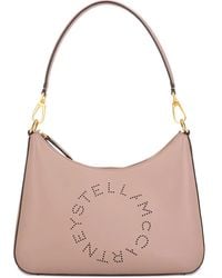 Stella McCartney - Kleine Schultertasche Mit Logo-Schnitt - Lyst