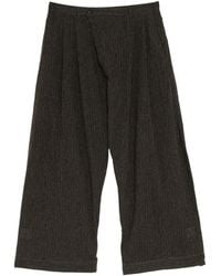 Jan Jan Van Essche - Striped Wide-Leg Trousers - Lyst