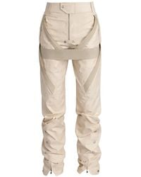 Rick Owens - Harness-Detail Press-Stud Trousers - Lyst