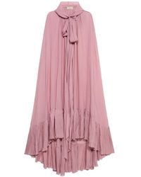 Blumarine - Hooded Cape Dress - Lyst
