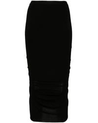 Rick Owens - Geraffter Shrimp Midirock - Lyst