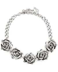 Blumarine - Roses Necklace - Lyst