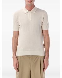 Roberto Collina - Mesh-Knit Polo Shirt - Lyst