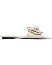 Marc Jacobs - Floral-Appliqué Sandals - Lyst