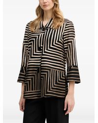 Joseph Ribkoff - Geometric-Striped Shirt - Lyst