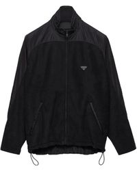 Prada - Fleece Jack - Lyst