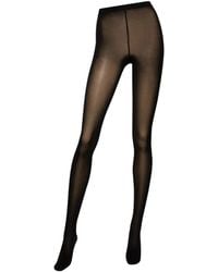 Wolford - 50 Opaque Knitted-Waistband Tights - Lyst