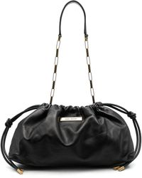 Save 18% Étoile Isabel Marant Leather Bucket Bag in Black Womens Bucket bags and bucket purses 