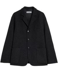 Jil Sander - Giacca Con Motivo Chevron - Lyst