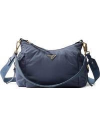 Prada - Explore Large Re-Nylon And Leather Shoulder Bag - Lyst