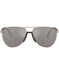 Prada Linea Rossa - Pilot Frame Matte Sunglasses - Lyst
