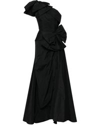 Elie Saab - リボンディテール シルクイブニングドレス - Lyst