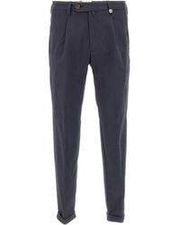 Myths - Pleated Cotton Trousers - Lyst