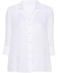 120% Lino - Poplin Linen Shirt - Lyst