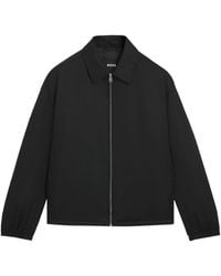 BOSS - Micro-Monogram Jacket With Water-Repellent Finish - Lyst