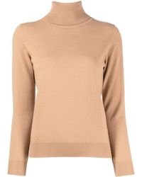 N.Peal Cashmere - Ribbed-knit Roll Neck Sweater - Lyst