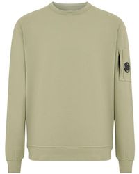 C.P. Company - Logo-Detail Crew-Neck Sweatshirt - Lyst