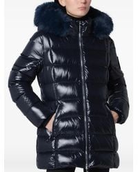 Moose Knuckles - Celestia Faux Fur-Trimmed Quilted Coat - Lyst