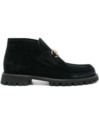 Gucci - Horsebit Ankle Boot - Lyst