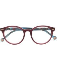 Carolina Herrera - Round-Frame Glasses - Lyst
