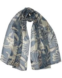 Elizabetta - Delfina Floral-Print Scarf - Lyst
