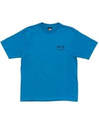 Stussy - Dice-Print Logo-Print T-Shirt - Lyst