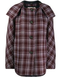 Marni Geruite Jas - Bruin