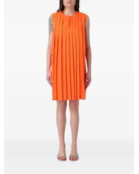 Ter Et Bantine - Pleated Crepe Midi Dress - Lyst