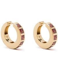 Tom Wood - Vergoldete Ohrringe Mit Granat - Lyst