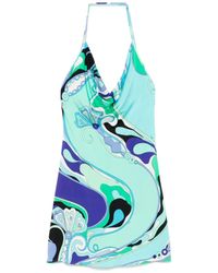 PUCCI - Abito Corto Con Stampa - Lyst