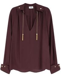 Elisabetta Franchi - Shirt Viscose - Lyst