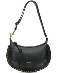 Isabel Marant - Oskan Moon Stud-Embellished Shoulder Bag - Lyst