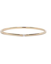 PERSÉE - Bracelet Jonc Small Model 18Ct Pavé De Diamants - Lyst