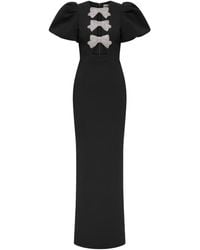 Rebecca Vallance - Robe Longue À Manches Bouffantes - Lyst