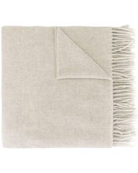 Canada Goose Fringed Scarf - White
