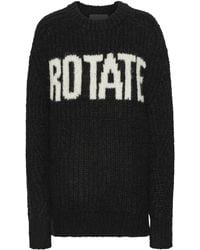 ROTATE BIRGER CHRISTENSEN - Pullover mit Logo-Detail - Lyst