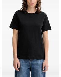 Munthe - Tylie Embroidered-Detail Cotton T-Shirt - Lyst
